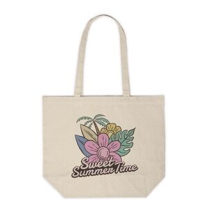 Sweet Summertime Custom Canvas Tote Bag